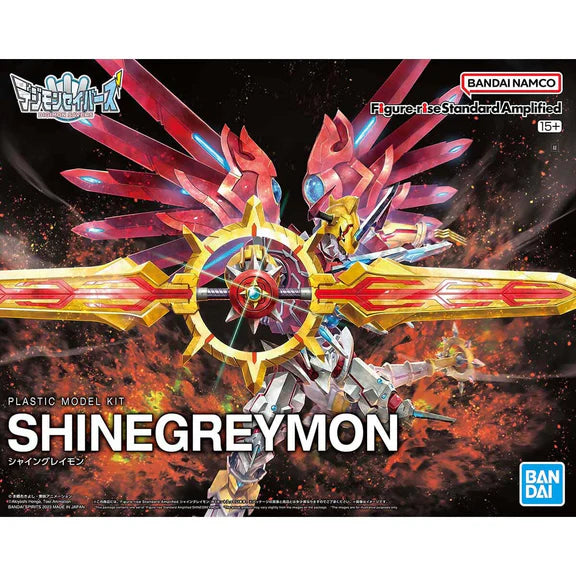 Bandai Digimon Savers Figure-rise Standard Amplified ShineGreymon Model Kit