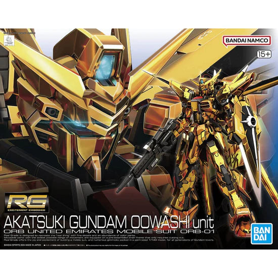 Bandai RG #41 1/144 ORB-01 Akatsuki Gundam (Oowashi Unit)