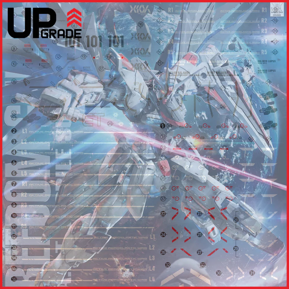 EVO MG Freedom Gundam [Ver. 2.0] Waterslide Decals [UV]