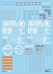 EVO [Square Cat] Bandai MG EX-S 1.5 Waterslide Decals