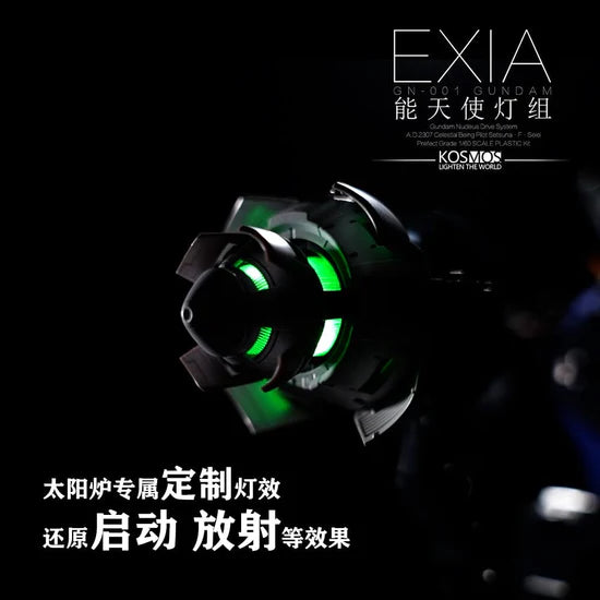 KOSMOS PG 1/60 GN-001 Gundam EXIA Light System GN Drive Sync LEDs