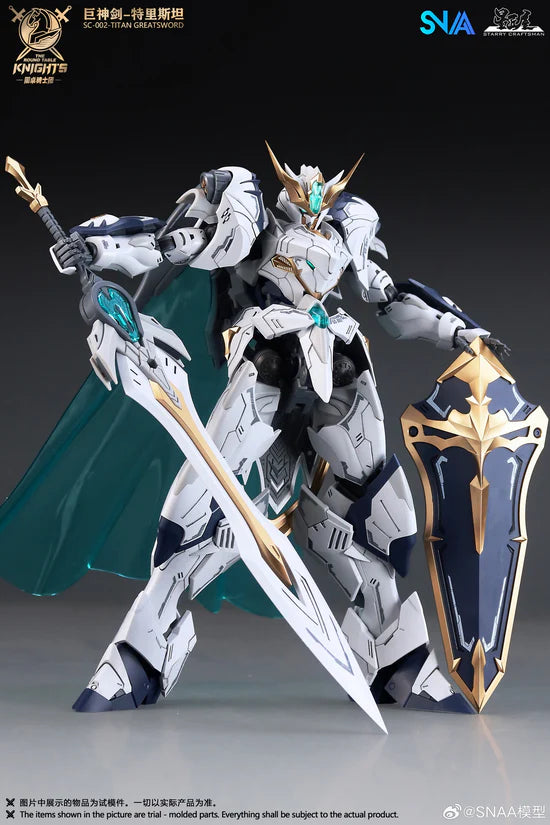 SNAA The Round Table Knights Giant Sword Tristan 1/144 Scale Model Kit
