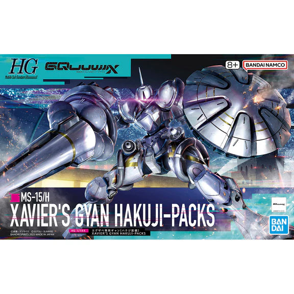 Bandai HGGQ 1/144 #7 Xavier's Gyan Hakuji-Packs