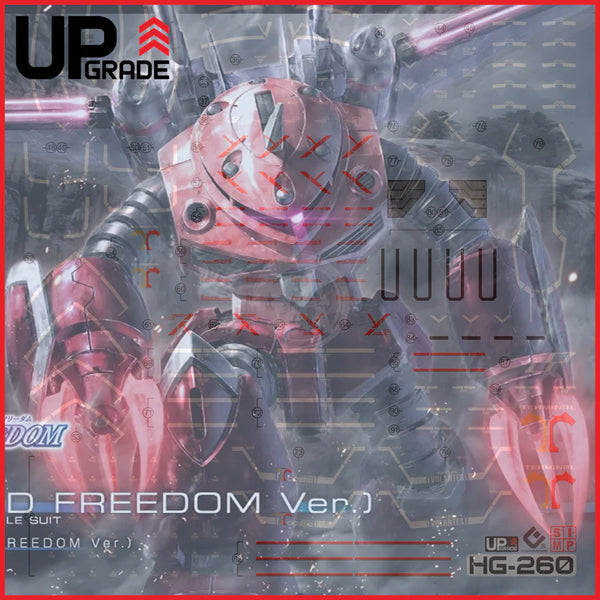 EVO HG Z'Gok [Seed Freedom Ver.] Waterslide Decals [UV]