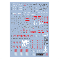 EVO PG Unleashed RX-78-2 Gundam Waterslide Decals [Regular Ver.] [UV]