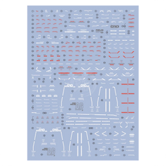 EVO MG ZZ / Enhanced ZZ Gundam Ver.Ka Waterslide Decals [UV]