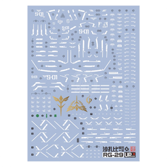 EVO RG Sazabi Waterslide Decals [Regular Ver + Side FF]
