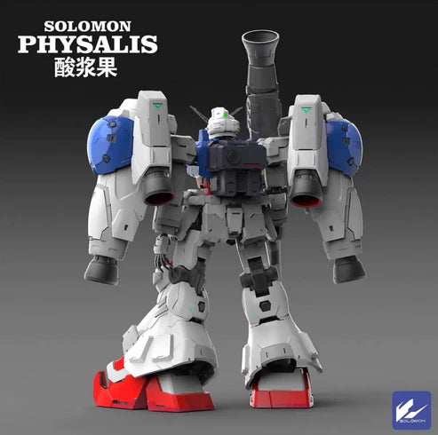 Solomon 1/100 MG RX-78GP02A Gundam Physalis Model Kit, MLRS BACKPACK + CLEAR ARMOR SET