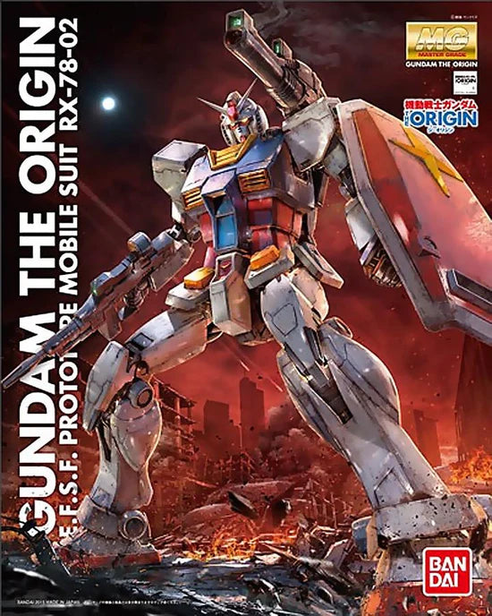 Bandai MG 1/100 RX-78-02 Gundam (Mobile Suit Gundam The Origin Ver.)