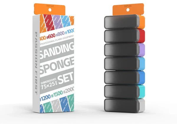 DSPIAE XSS-S01 Vigorous Sanding Sponge Set (400, 600, 800, 1000, 1200, 1500, 2000) (42pcs)