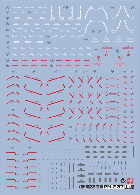 EVO MG Narrative Gundam Ver.Ka Waterslide Decals [UV]