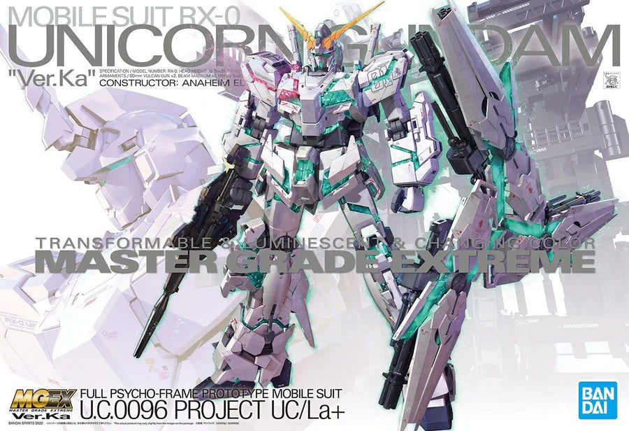Bandai MGEX Unicorn Gundam Ver.Ka