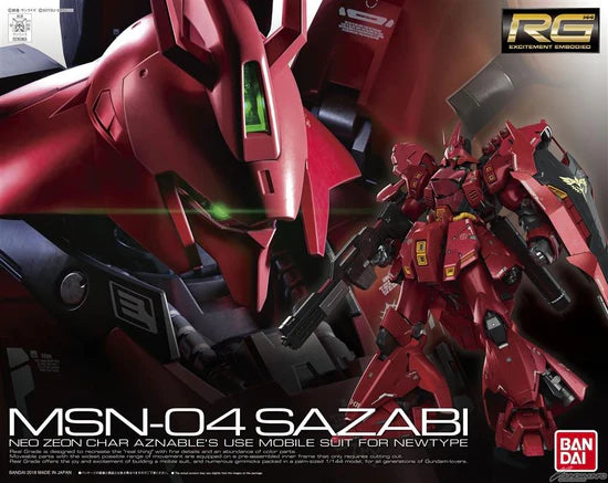 Bandai RG 1/144 29 MSN-04 Sazabi